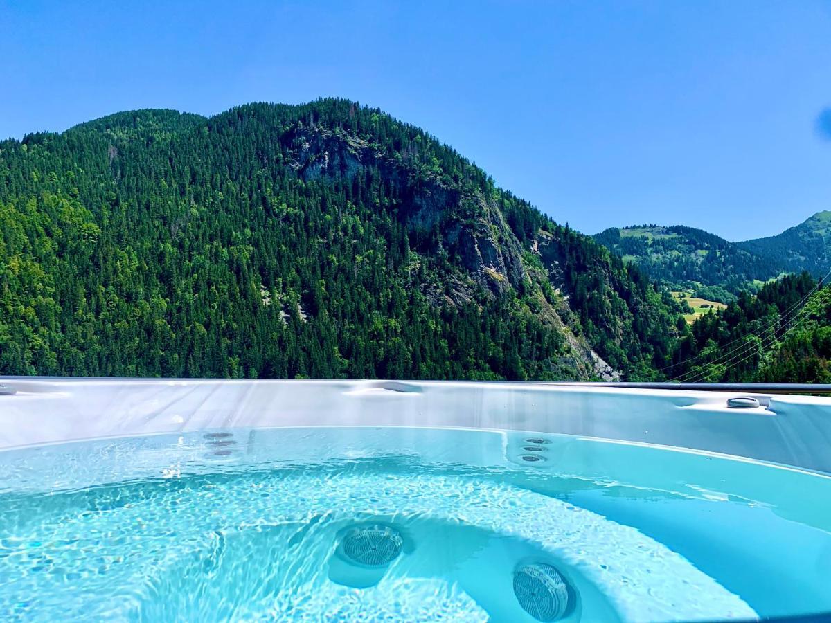 Chalet Du Champel Jacuzzi Saint-Gervais-les-Bains Esterno foto