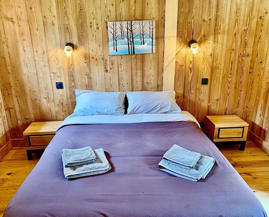 Chalet Du Champel Jacuzzi Saint-Gervais-les-Bains Esterno foto